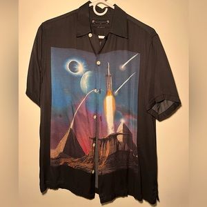 All Saints Button Down T Shirt